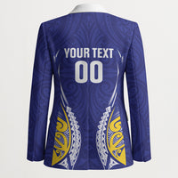 Otago 2026 Rugby Custom Blazer NZ Maori Silver Fern LT14 - Polynesian Pride