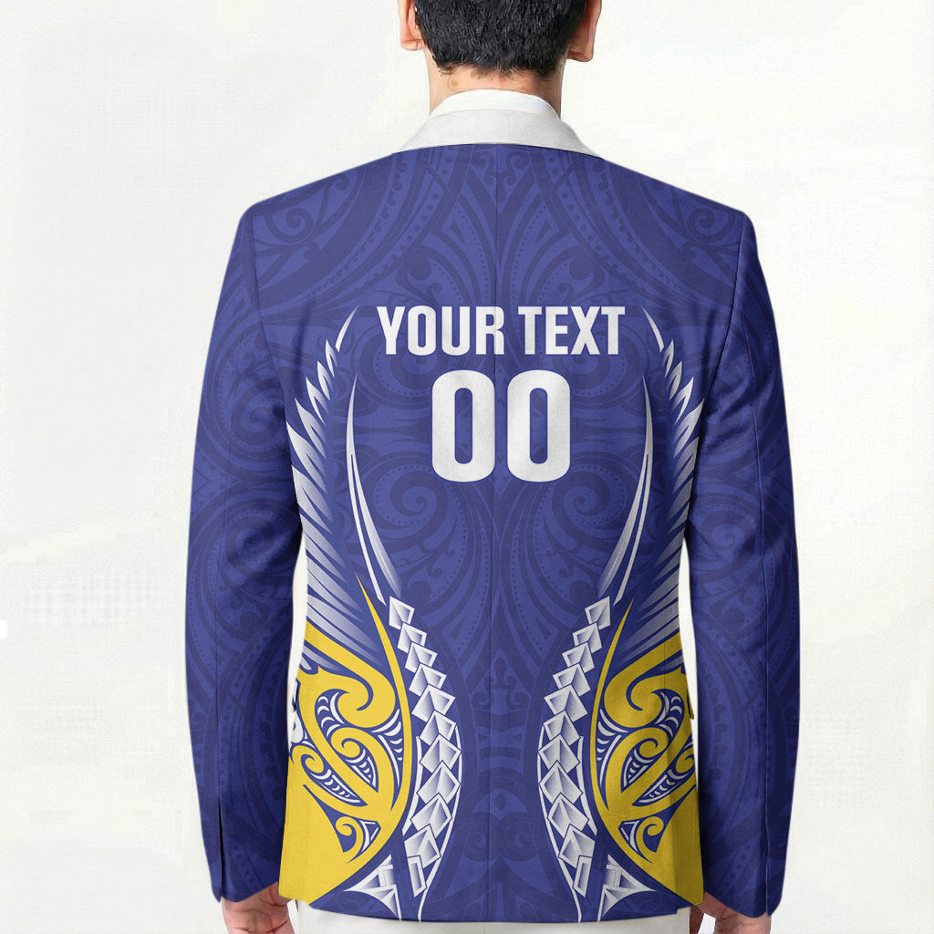 Otago 2026 Rugby Custom Blazer NZ Maori Silver Fern LT14 - Polynesian Pride