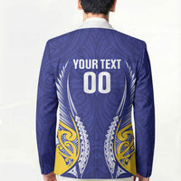 Otago 2026 Rugby Custom Blazer NZ Maori Silver Fern LT14 - Polynesian Pride