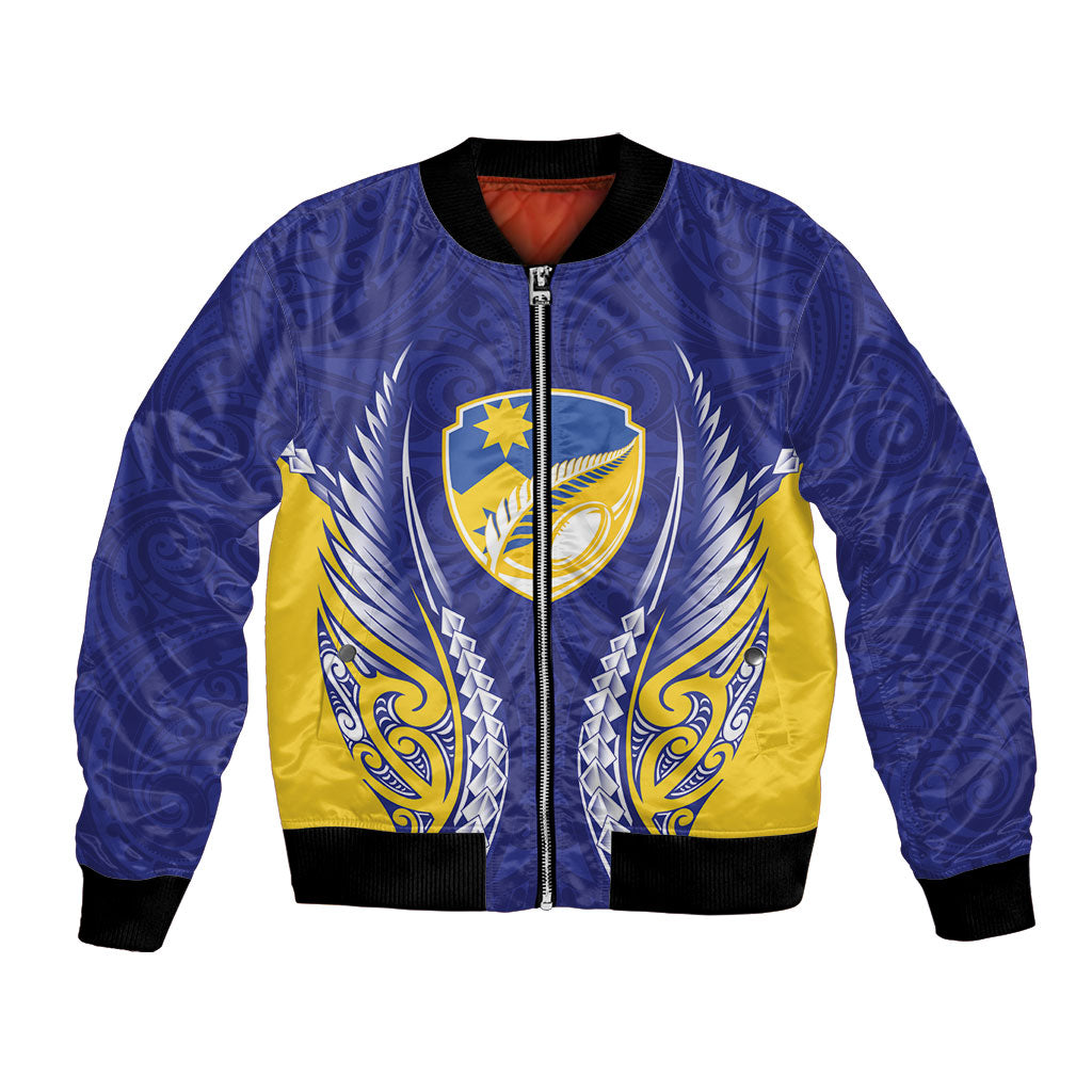 Otago 2026 Rugby Custom Bomber Jacket NZ Maori Silver Fern
