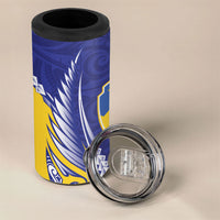 Otago 2026 Rugby Custom 4 in 1 Can Cooler Tumbler NZ Maori Silver Fern LT14 - Polynesian Pride