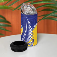 Otago 2026 Rugby Custom 4 in 1 Can Cooler Tumbler NZ Maori Silver Fern LT14 - Polynesian Pride