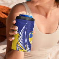 Otago 2026 Rugby Custom 4 in 1 Can Cooler Tumbler NZ Maori Silver Fern LT14 - Polynesian Pride