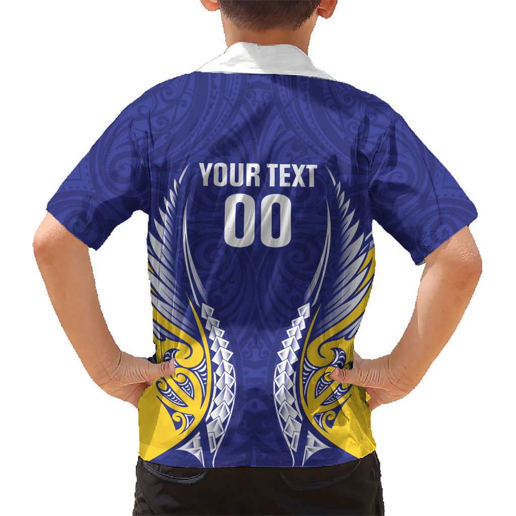 Otago 2026 Rugby Custom Family Matching Off Shoulder Maxi Dress and Hawaiian Shirt NZ Maori Silver Fern