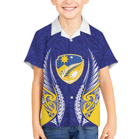 Otago 2026 Rugby Custom Family Matching Off Shoulder Maxi Dress and Hawaiian Shirt NZ Maori Silver Fern