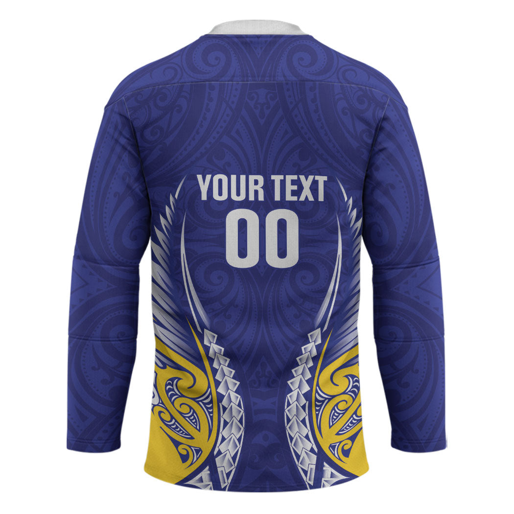 Otago 2026 Rugby Custom Hockey Jersey NZ Maori Silver Fern LT14 - Polynesian Pride