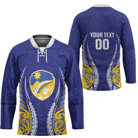 Otago 2026 Rugby Custom Hockey Jersey NZ Maori Silver Fern LT14 - Polynesian Pride