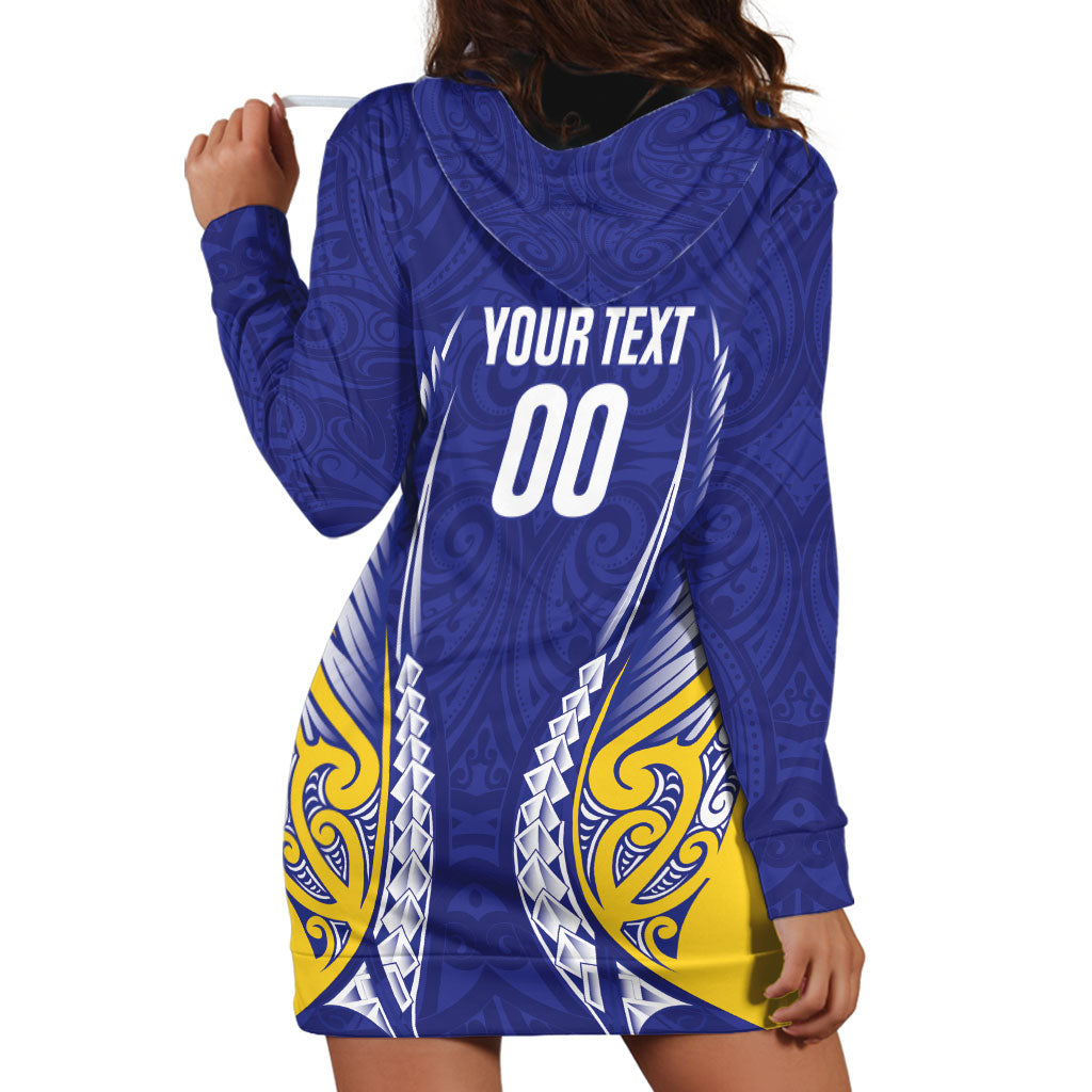 Otago 2026 Rugby Custom Hoodie Dress NZ Maori Silver Fern LT14 - Polynesian Pride