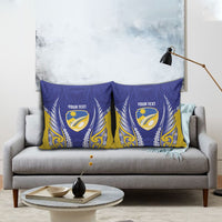 Otago 2026 Rugby Custom Pillow Cover NZ Maori Silver Fern LT14 - Polynesian Pride