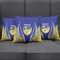 Otago 2026 Rugby Custom Pillow Cover NZ Maori Silver Fern LT14 - Polynesian Pride