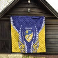 Otago 2026 Rugby Custom Quilt NZ Maori Silver Fern LT14 - Polynesian Pride