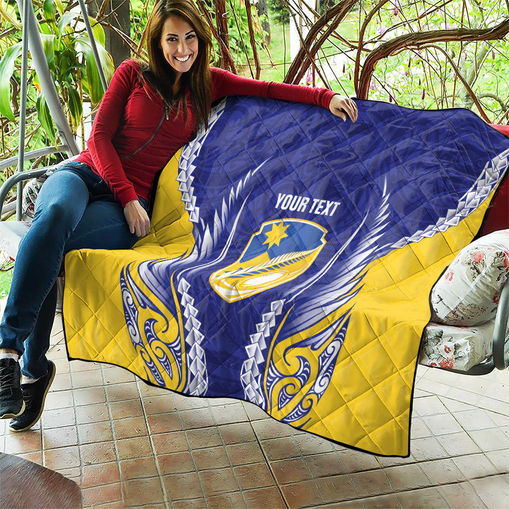 Otago 2026 Rugby Custom Quilt NZ Maori Silver Fern LT14 - Polynesian Pride