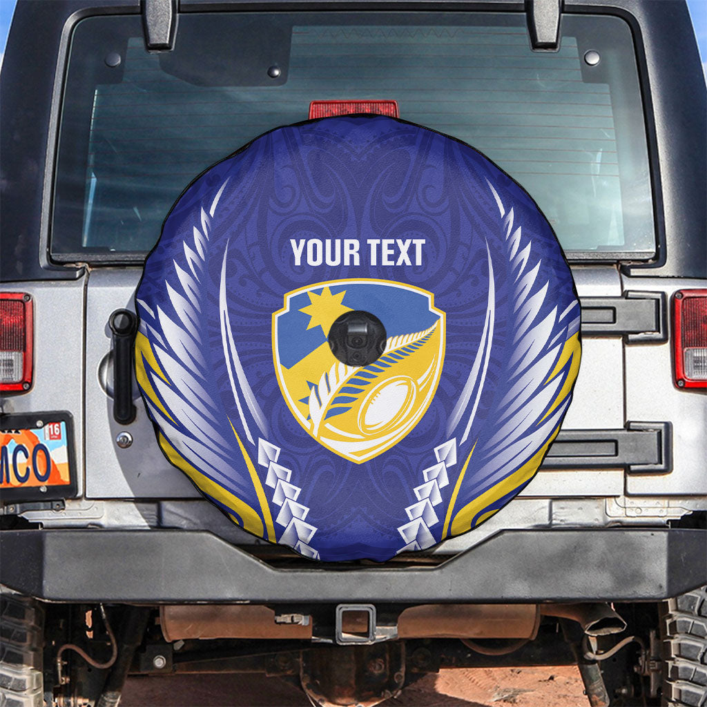 Otago 2026 Rugby Custom Spare Tire Cover NZ Maori Silver Fern