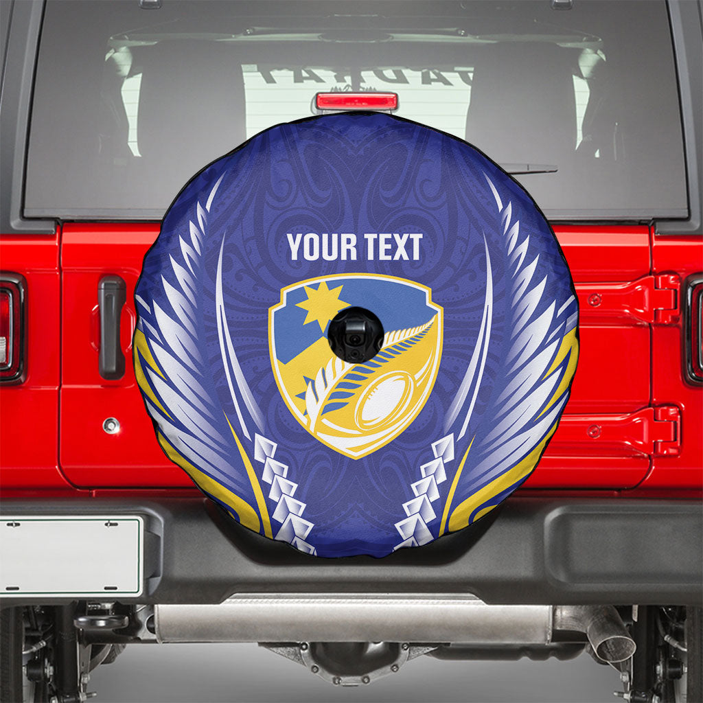 Otago 2026 Rugby Custom Spare Tire Cover NZ Maori Silver Fern