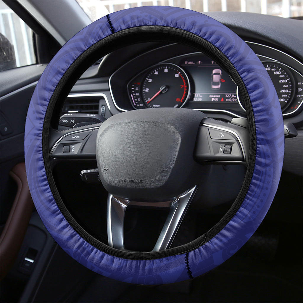 Otago 2026 Rugby Steering Wheel Cover NZ Maori Silver Fern LT14 - Polynesian Pride