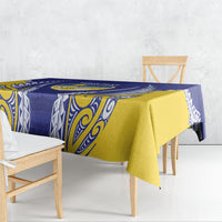 Otago 2026 Rugby Custom Tablecloth NZ Maori Silver Fern LT14 - Polynesian Pride