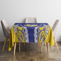Otago 2026 Rugby Custom Tablecloth NZ Maori Silver Fern LT14 - Polynesian Pride