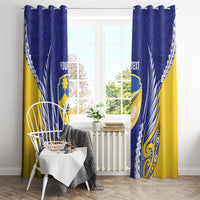 Otago 2026 Rugby Custom Window Curtain NZ Maori Silver Fern LT14 - Polynesian Pride