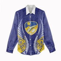 Otago 2026 Rugby Custom Women Casual Shirt NZ Maori Silver Fern LT14 - Polynesian Pride