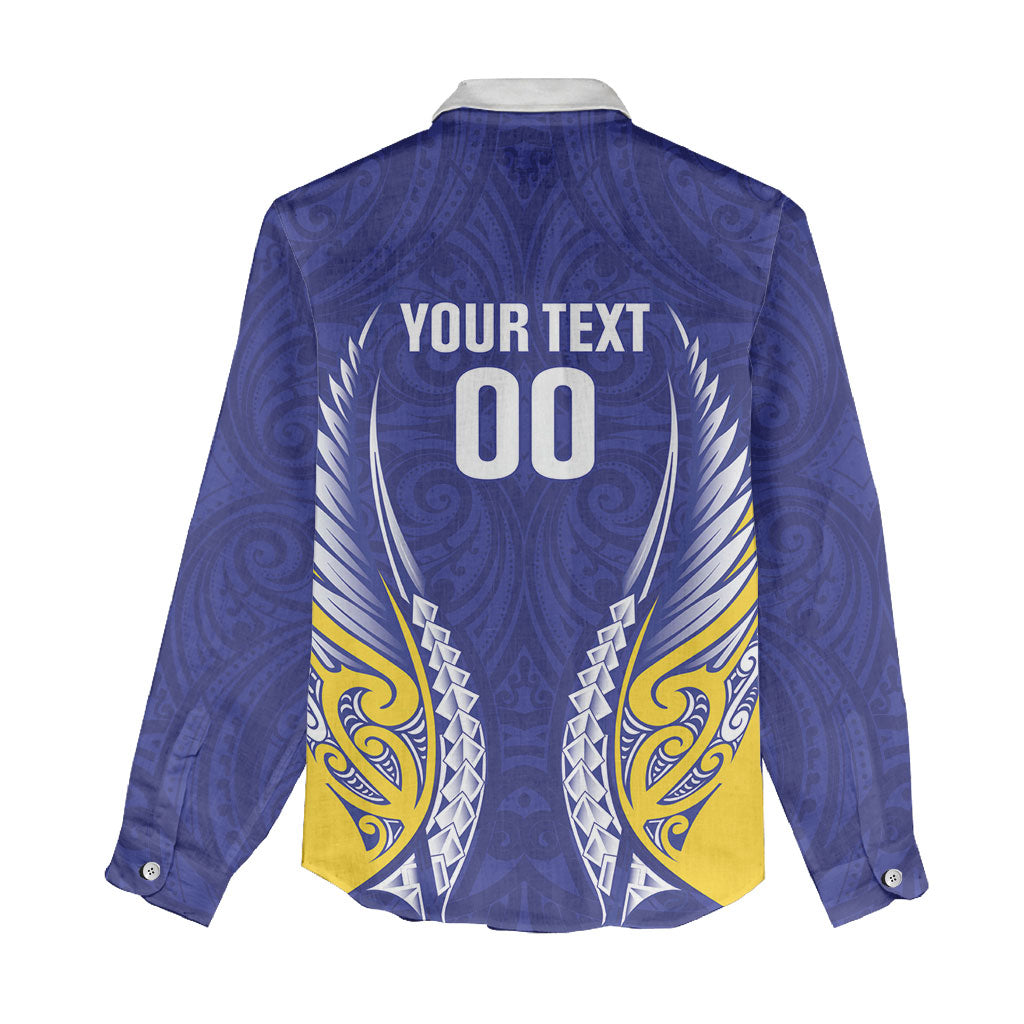 Otago 2026 Rugby Custom Women Casual Shirt NZ Maori Silver Fern LT14 - Polynesian Pride