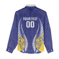 Otago 2026 Rugby Custom Women Casual Shirt NZ Maori Silver Fern LT14 - Polynesian Pride