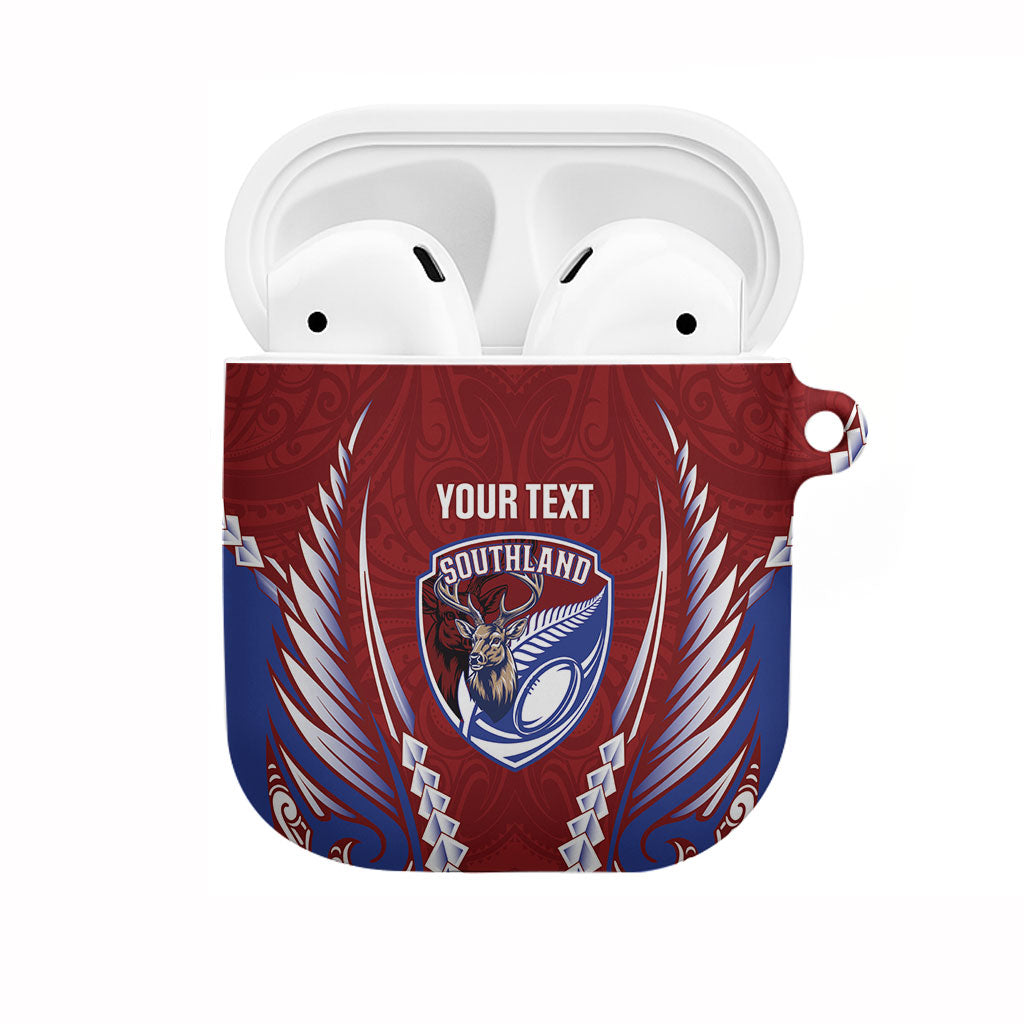 Southland 2026 Rugby Custom AirPods Case NZ Maori Silver Fern
