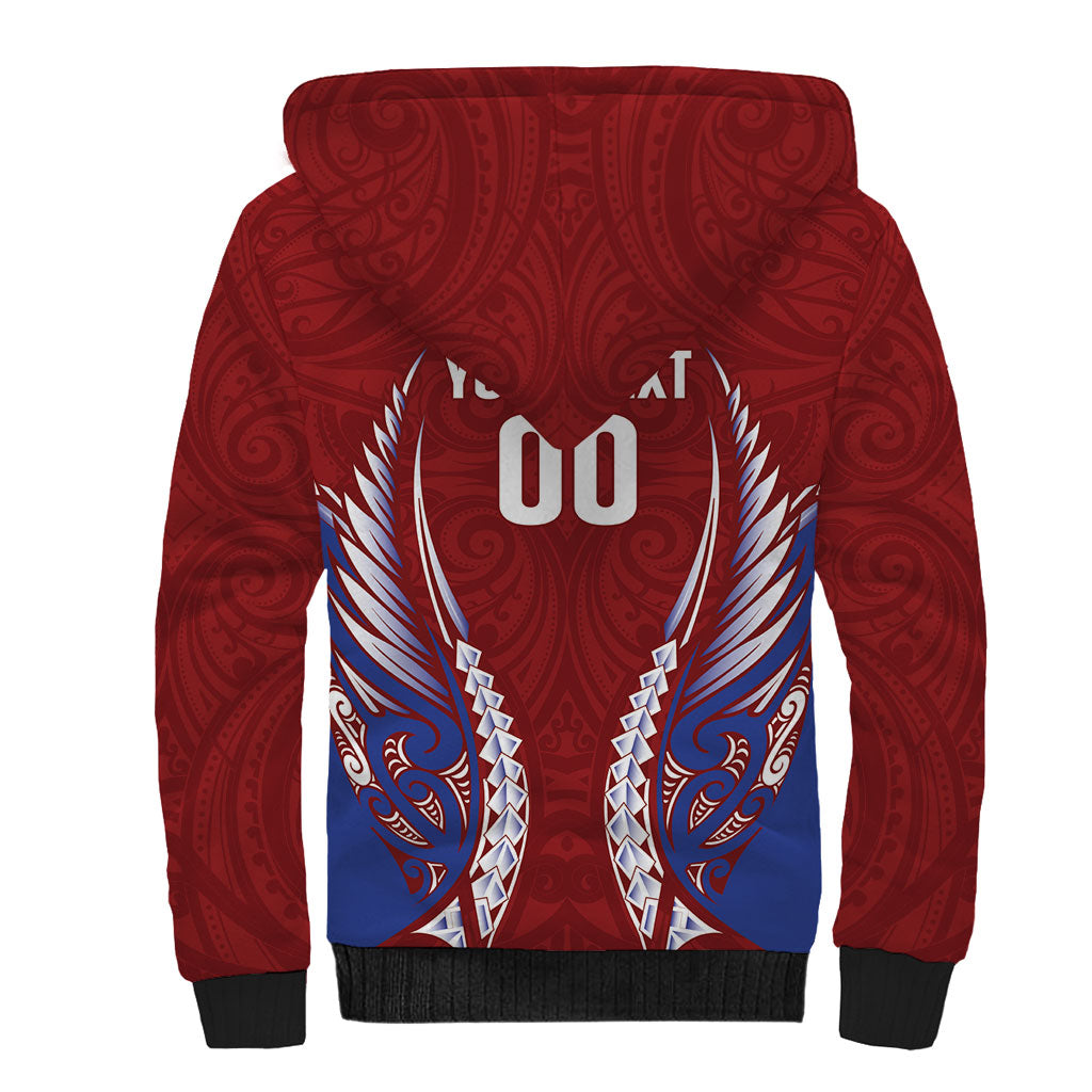 Southland 2026 Rugby Custom Sherpa Hoodie NZ Maori Silver Fern LT14 - Polynesian Pride