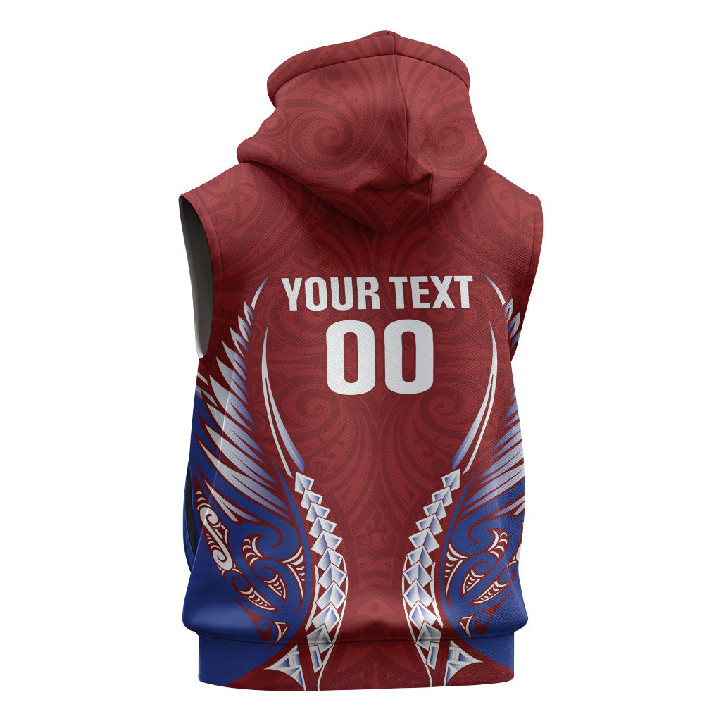 Southland 2026 Rugby Custom Sleeveless Hoodie NZ Maori Silver Fern LT14 - Polynesian Pride