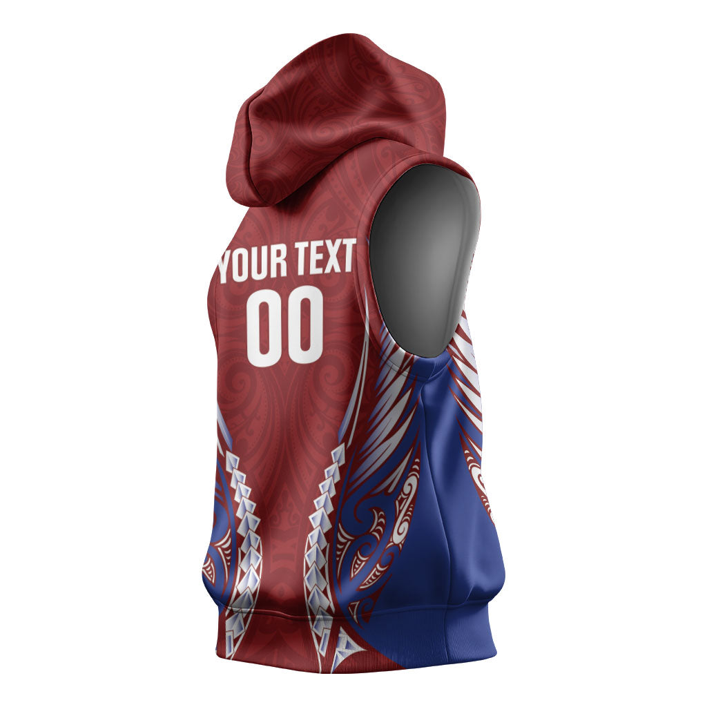 Southland 2026 Rugby Custom Sleeveless Hoodie NZ Maori Silver Fern LT14 - Polynesian Pride