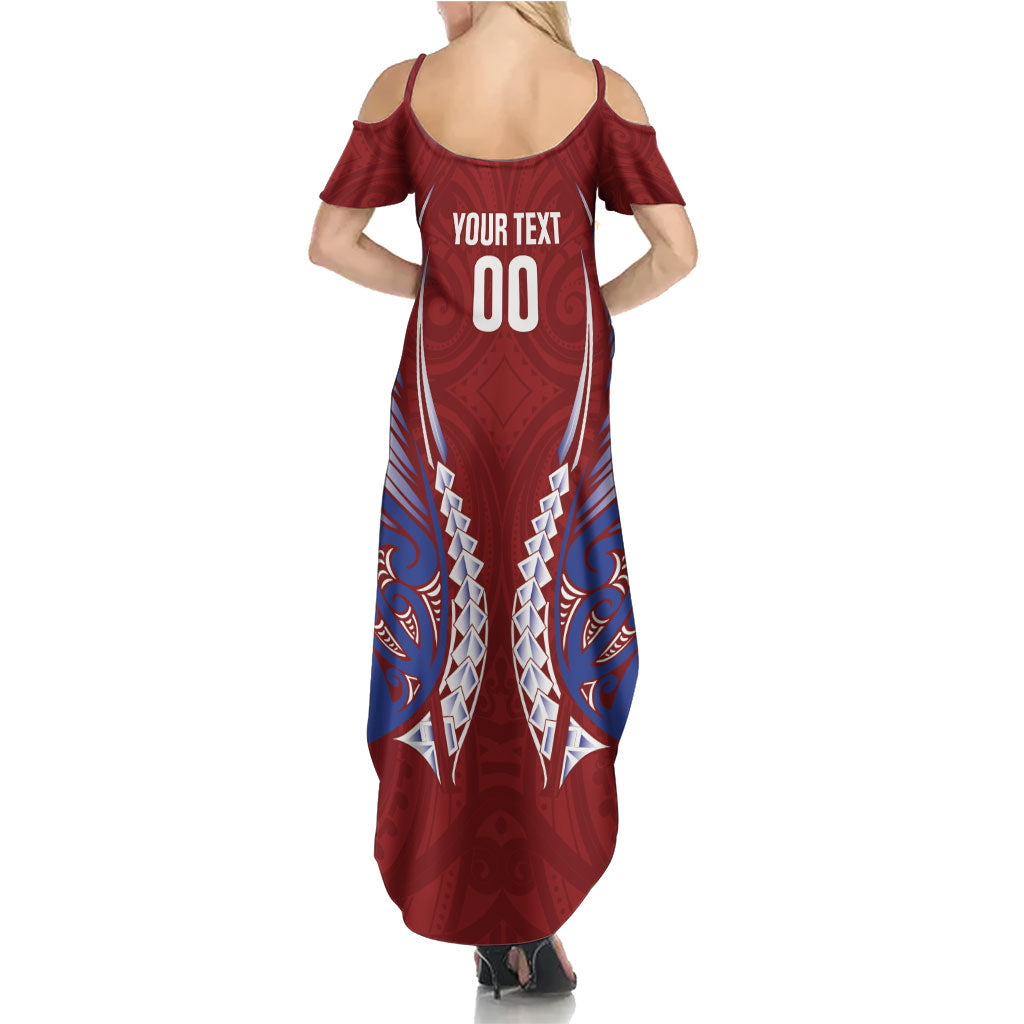 Southland 2026 Rugby Custom Summer Maxi Dress NZ Maori Silver Fern