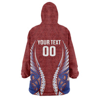 Southland 2026 Rugby Custom Wearable Blanket Hoodie NZ Maori Silver Fern LT14 - Polynesian Pride