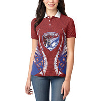 Southland 2026 Rugby Custom Women Polo Shirt NZ Maori Silver Fern LT14 - Polynesian Pride