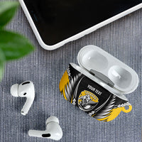 Taranaki 2026 Rugby Custom AirPods Case NZ Maori Silver Fern LT14 - Polynesian Pride