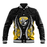 Taranaki 2026 Rugby Custom Baseball Jacket NZ Maori Silver Fern