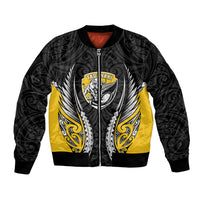 Taranaki 2026 Rugby Custom Bomber Jacket NZ Maori Silver Fern
