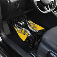 Taranaki 2026 Rugby Custom Car Mats NZ Maori Silver Fern LT14 - Polynesian Pride