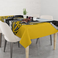 Taranaki 2026 Rugby Custom Tablecloth NZ Maori Silver Fern LT14 - Polynesian Pride