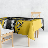 Taranaki 2026 Rugby Custom Tablecloth NZ Maori Silver Fern LT14 - Polynesian Pride