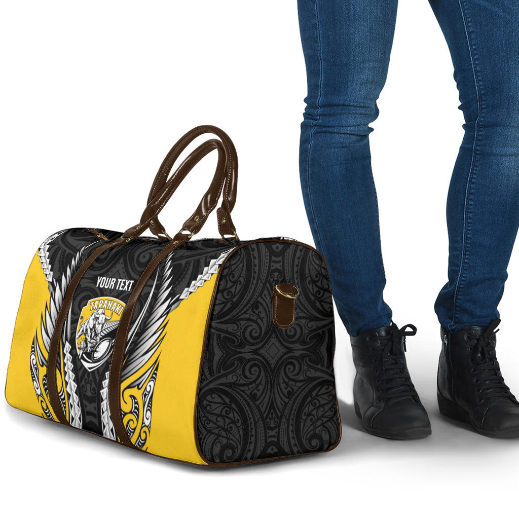 Taranaki 2026 Rugby Custom Travel Bag NZ Maori Silver Fern LT14 - Polynesian Pride