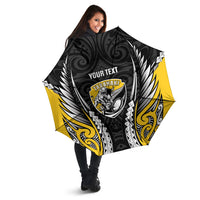 Taranaki 2026 Rugby Custom Umbrella NZ Maori Silver Fern LT14 - Polynesian Pride