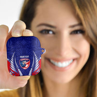 Tasman Bay 2026 Rugby Custom AirPods Case NZ Maori Silver Fern LT14 - Polynesian Pride