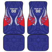 Tasman Bay 2026 Rugby Custom Car Mats NZ Maori Silver Fern LT14 - Polynesian Pride