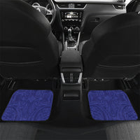 Tasman Bay 2026 Rugby Custom Car Mats NZ Maori Silver Fern LT14 Set 2pcs - Back Blue - Polynesian Pride