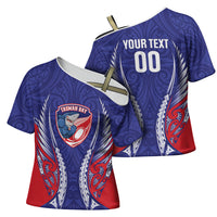 Tasman Bay 2026 Rugby Custom Cross Shoulder Shirt NZ Maori Silver Fern LT14 - Polynesian Pride