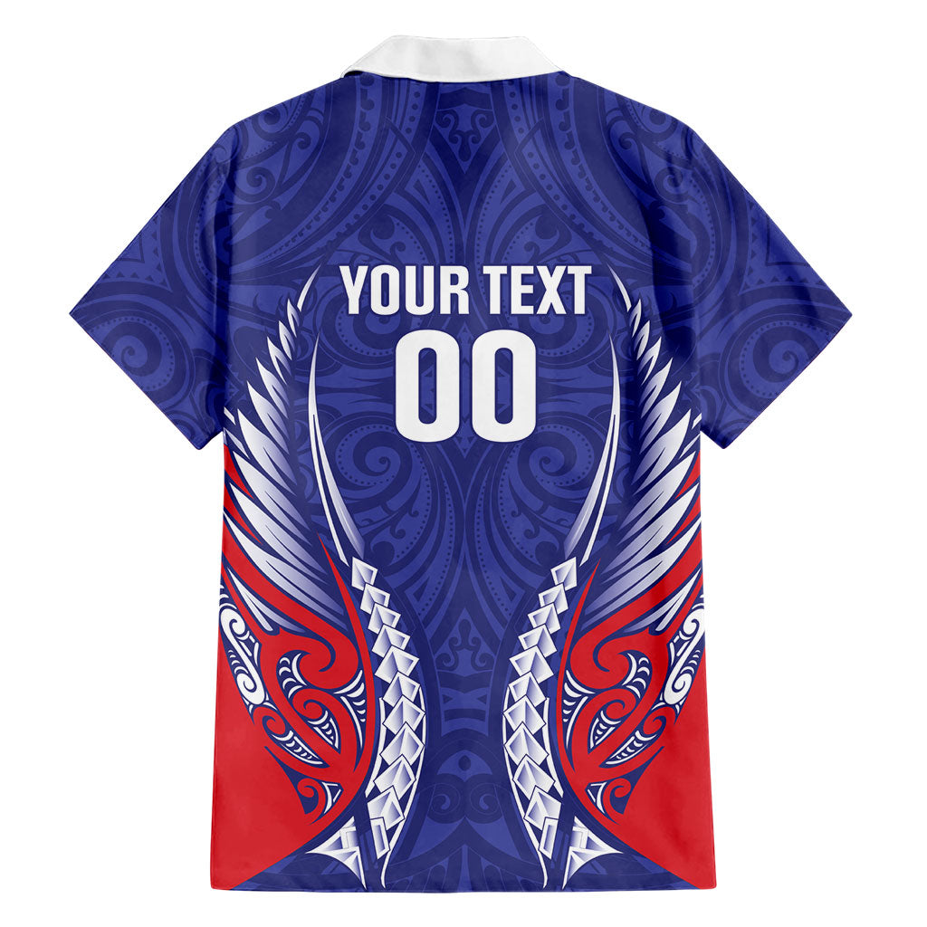 Tasman Bay 2026 Rugby Custom Family Matching Tank Maxi Dress and Hawaiian Shirt NZ Maori Silver Fern LT14 - Polynesian Pride