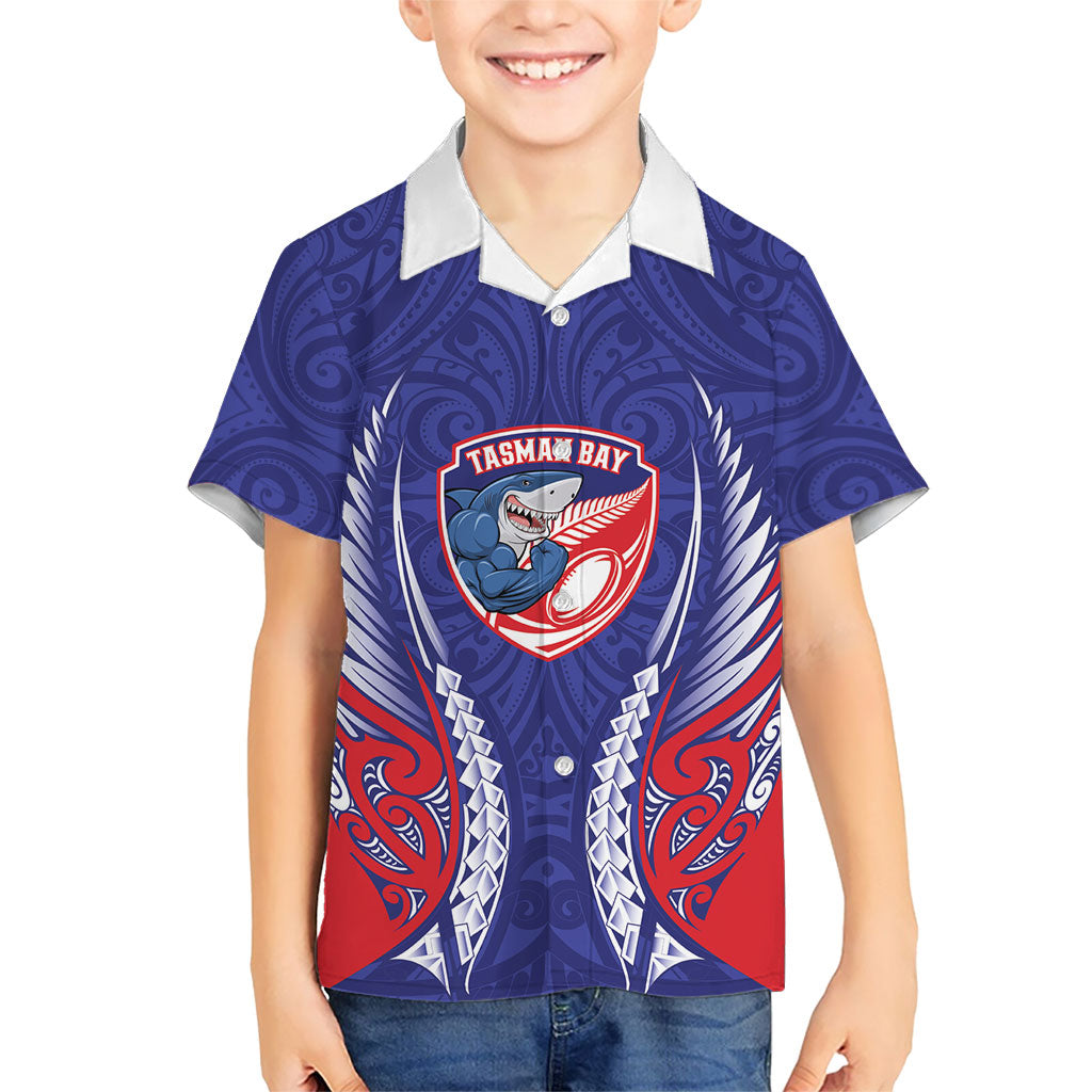 Tasman Bay 2026 Rugby Custom Hawaiian Shirt NZ Maori Silver Fern LT14 - Polynesian Pride