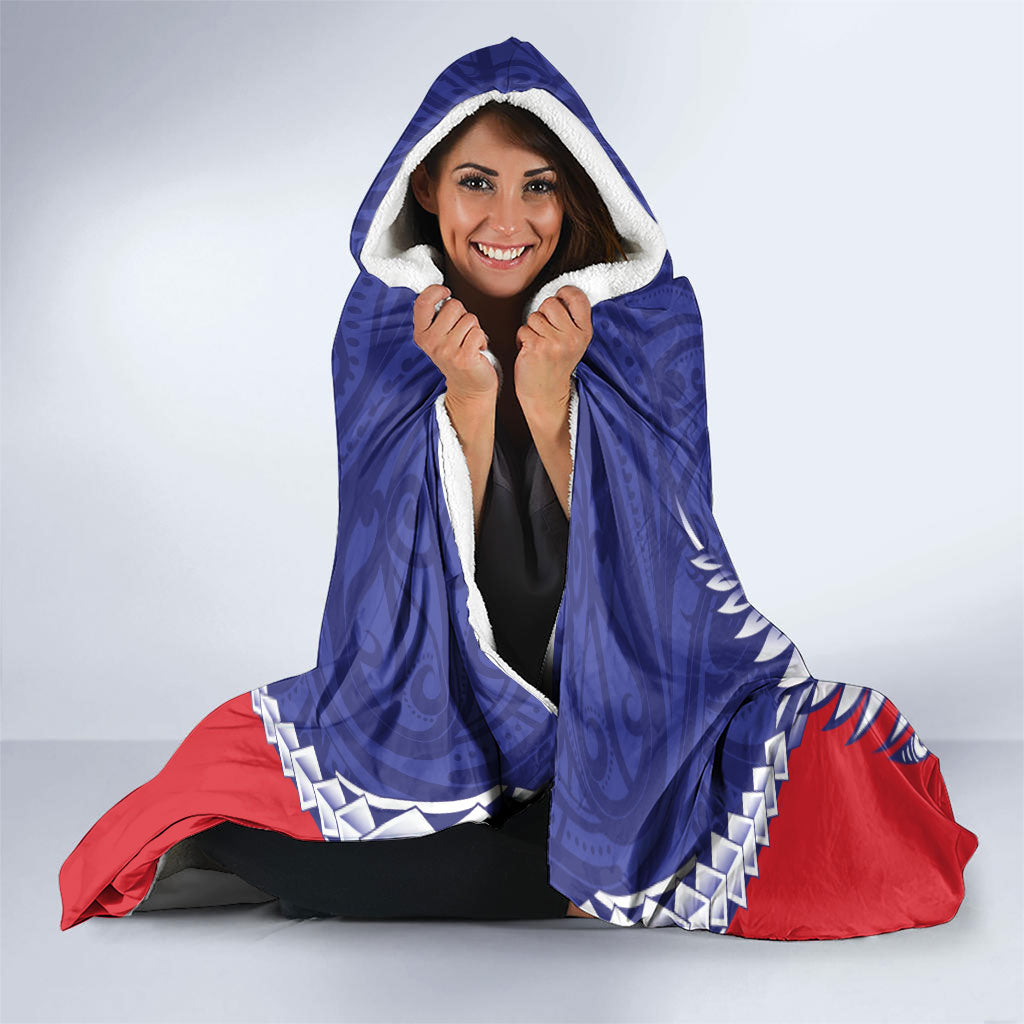 Tasman Bay 2026 Rugby Custom Hooded Blanket NZ Maori Silver Fern