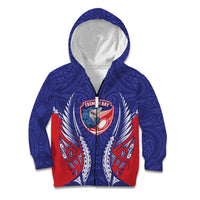 Tasman Bay 2026 Rugby Custom Kid Hoodie NZ Maori Silver Fern