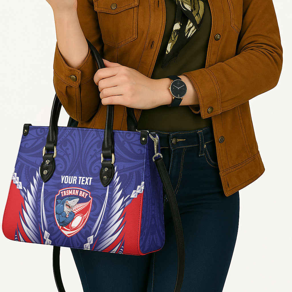 Tasman Bay 2026 Rugby Custom Leather Bag NZ Maori Silver Fern LT14 - Polynesian Pride