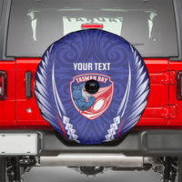 Tasman Bay 2026 Rugby Custom Spare Tire Cover NZ Maori Silver Fern LT14 - Polynesian Pride